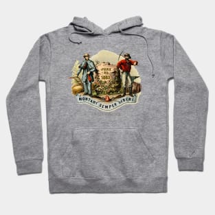 1876 West Virginia Coat of Arms Hoodie